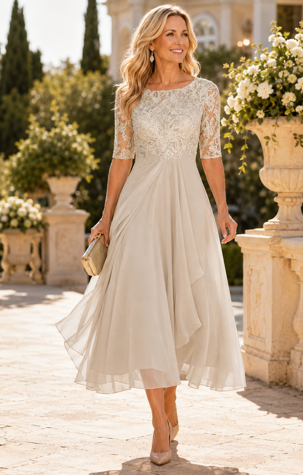 Yvonne - Exquisite Lace Dress