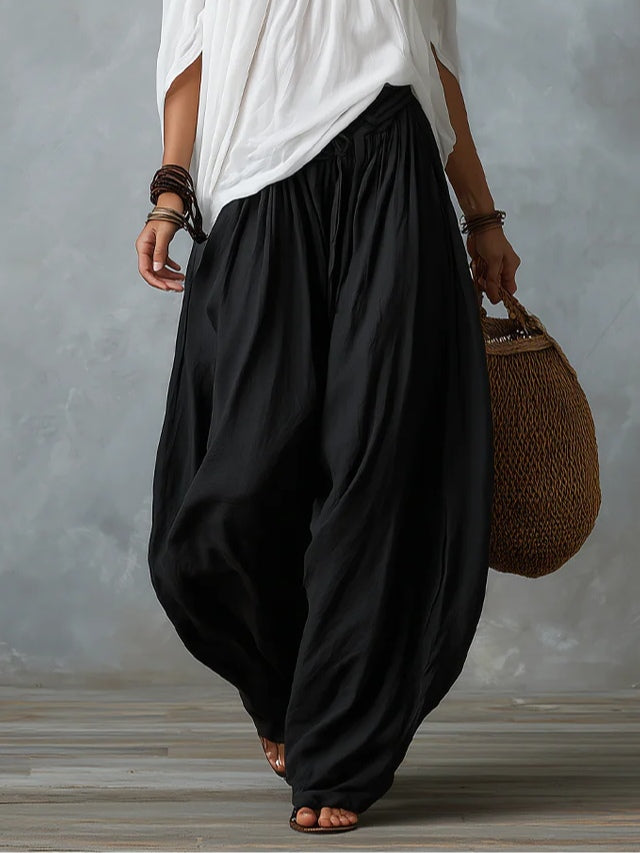 Giselle - Off Shoulder Top and Lantern Pants Two-Piece Set