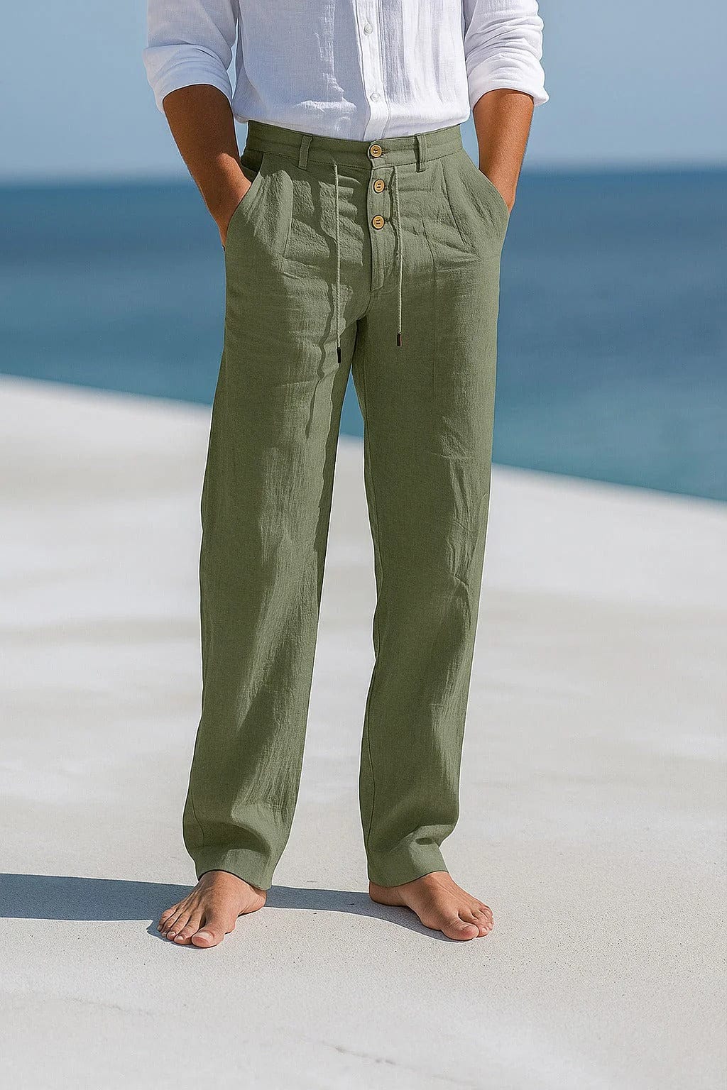 Allan - Breathable Linen Trousers