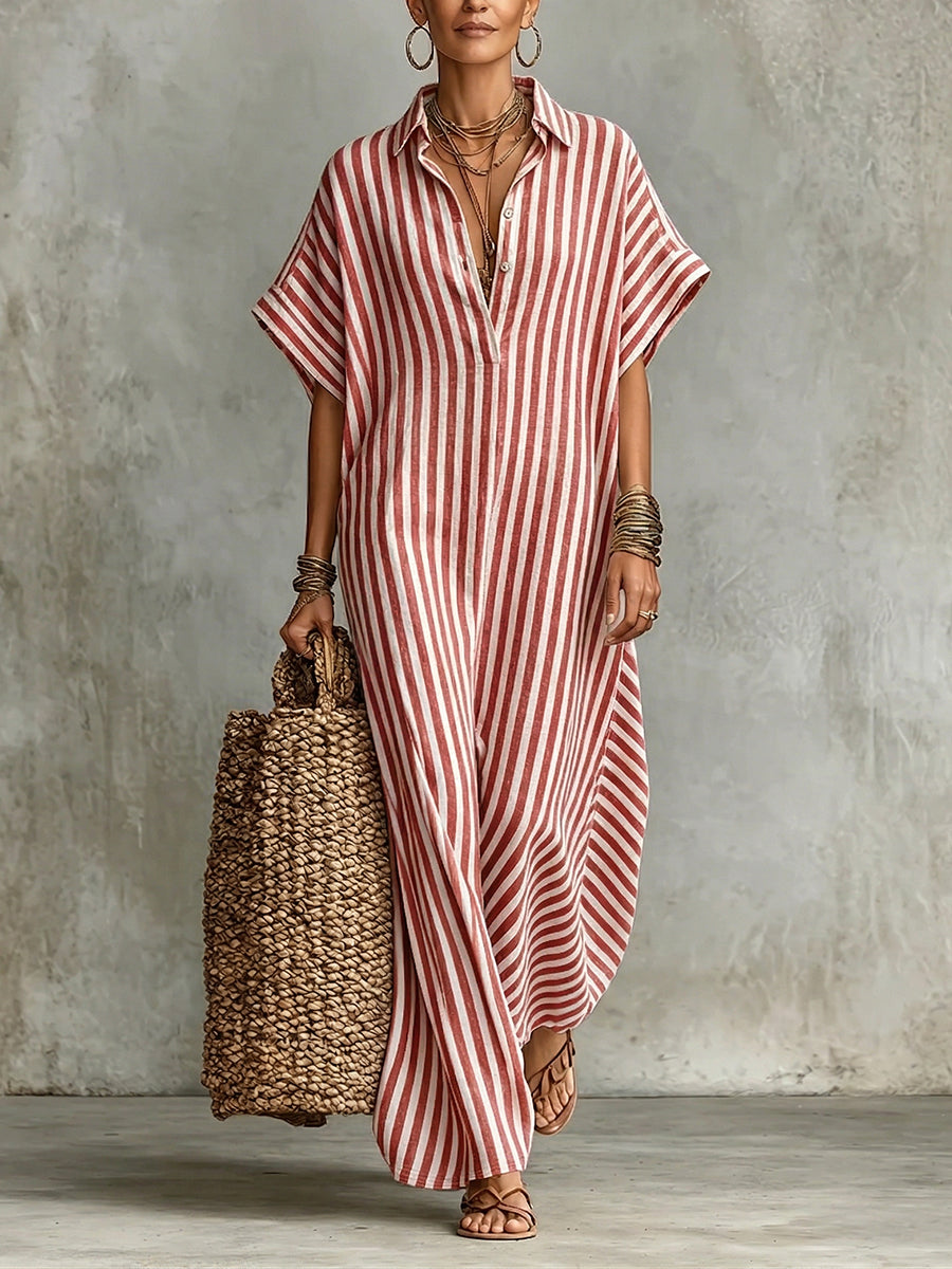 Gema - Striped Breathable Dress