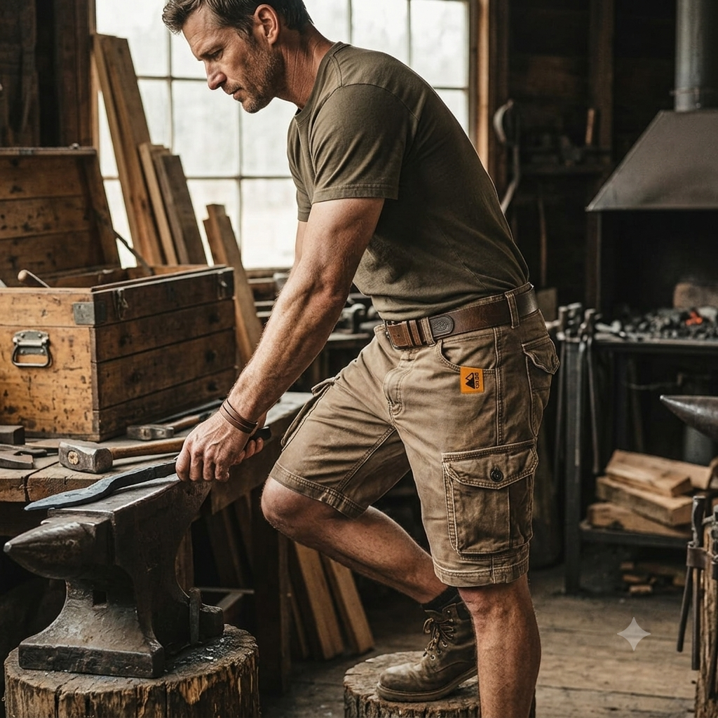 Apex - Durable Multi-Pocket Cargo Shorts