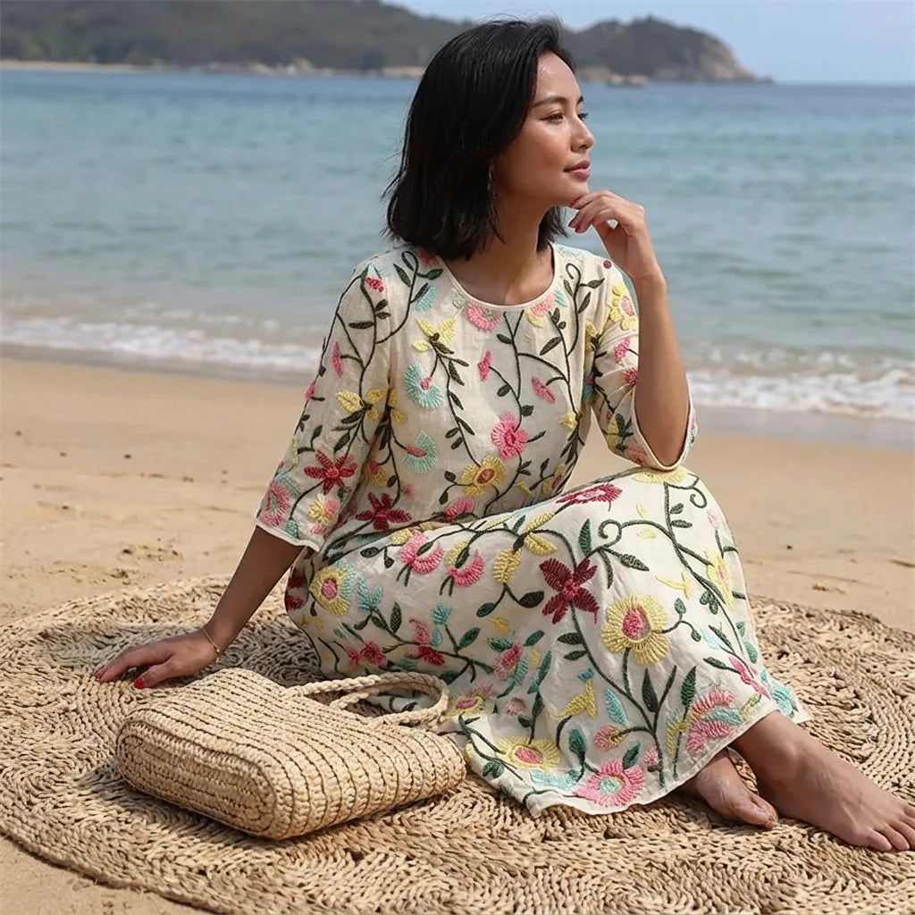 Becca - Comfortable Floral Pattern Dress