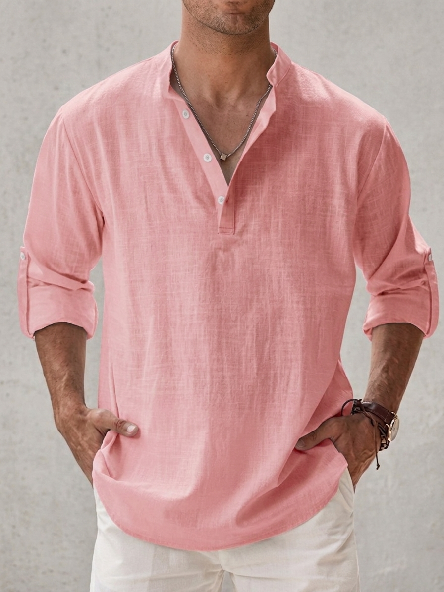 Liam - Breathable Linen Shirt