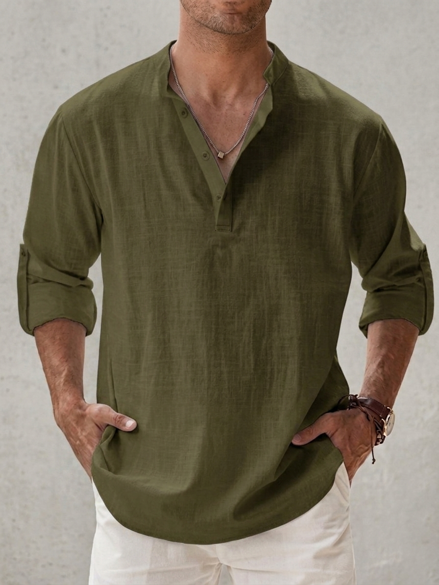 Liam - Breathable Linen Shirt