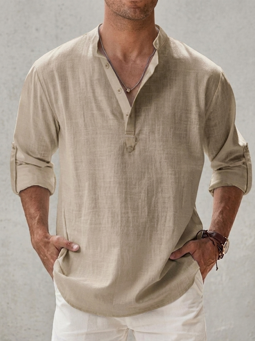 Liam - Breathable Linen Shirt