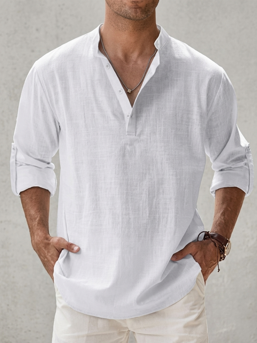 Liam - Breathable Linen Shirt
