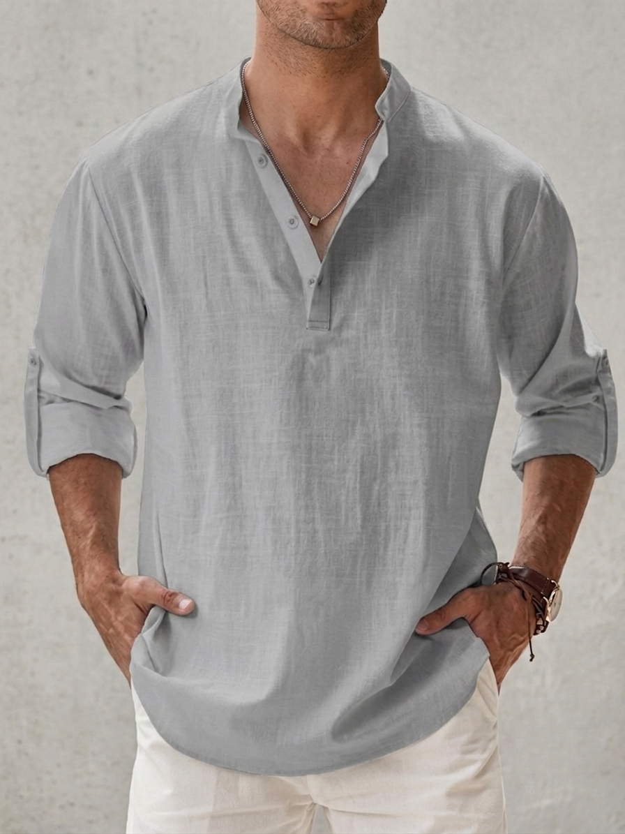 Liam - Breathable Linen Shirt