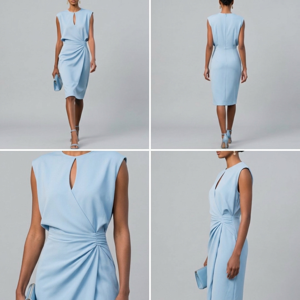 Maggie - Elegant Sheath Dress with Refined Silhouette