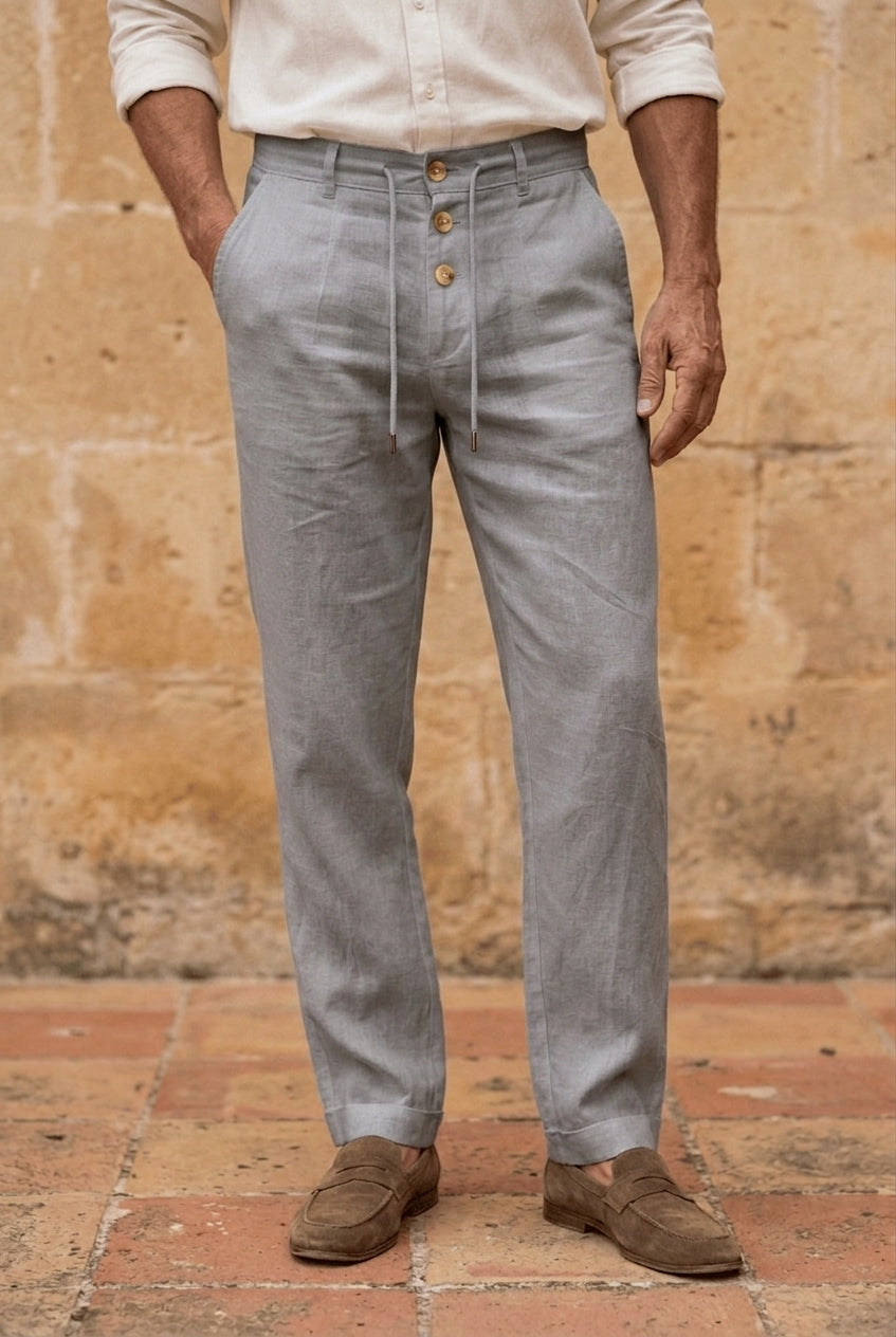 Allan - Breathable Linen Trousers