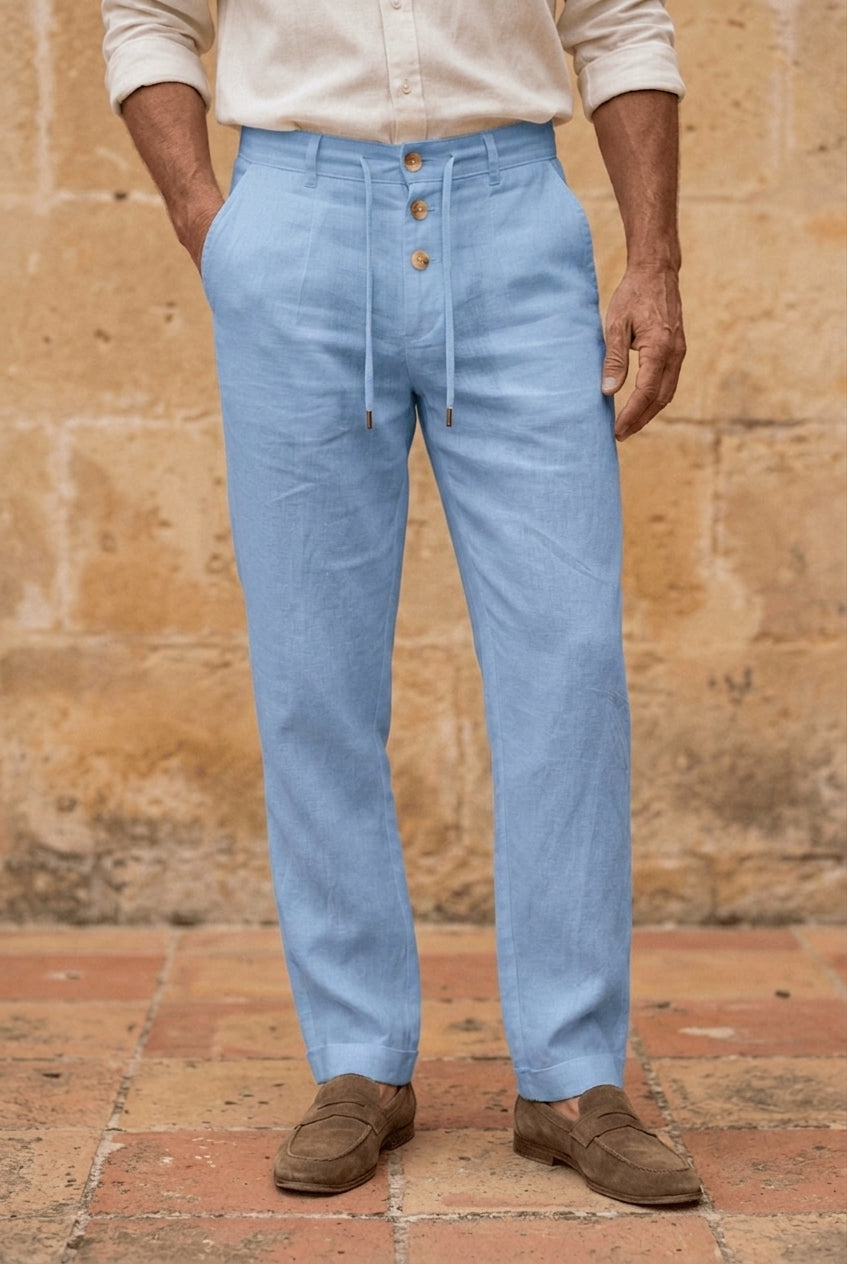 Allan - Breathable Linen Trousers
