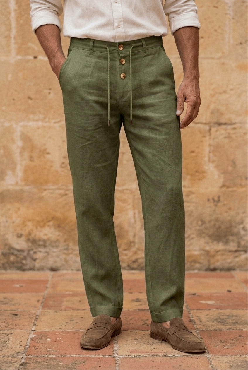 Allan - Breathable Linen Trousers