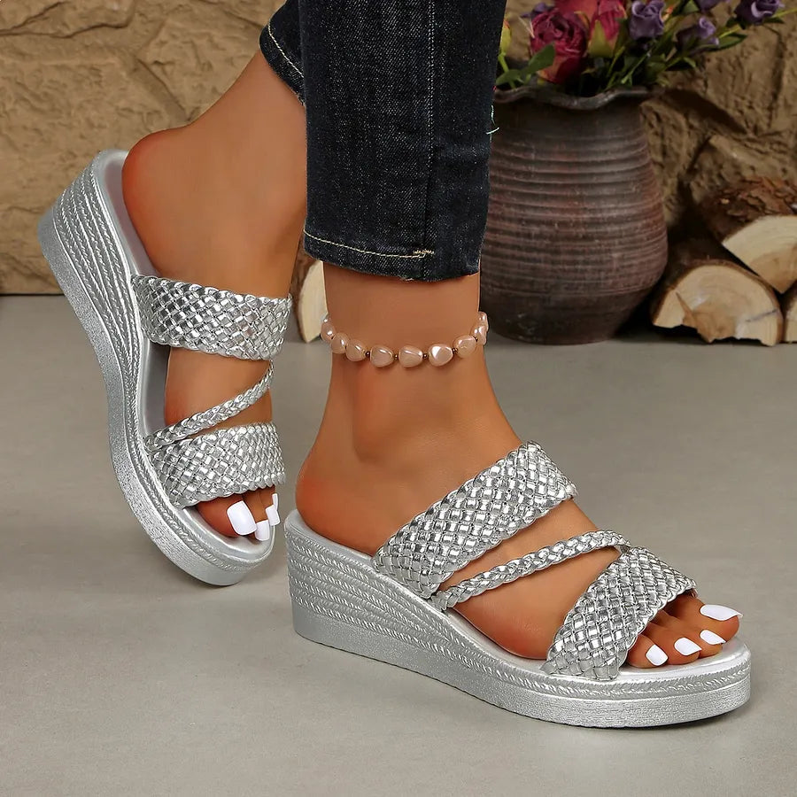 Karina - Cushioned Comfort Platform Sandal