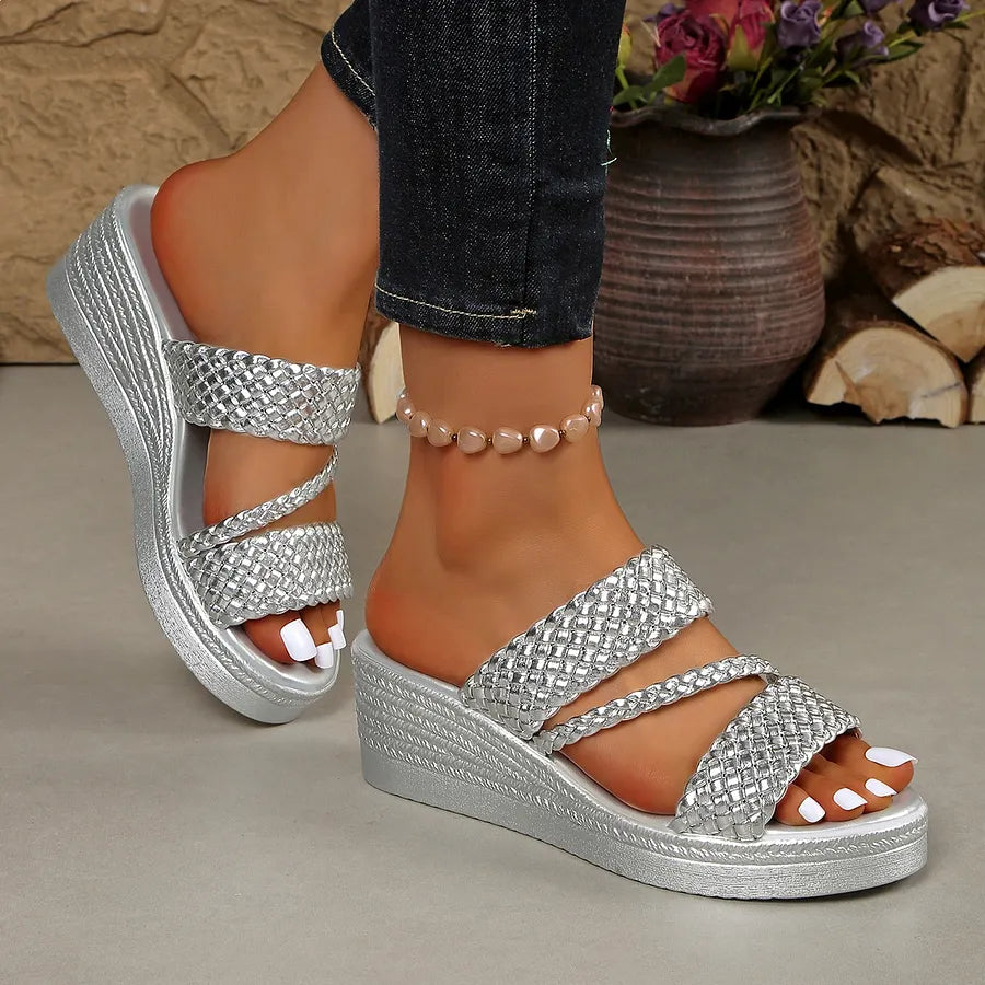 Karina - Cushioned Comfort Platform Sandal