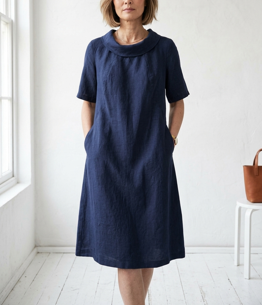 Faye - Short Sleeve Midi Dress