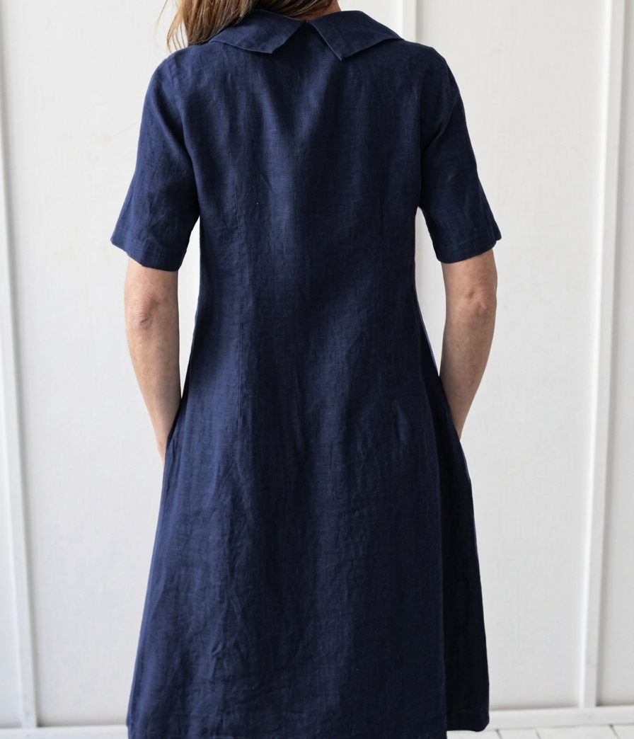 Faye - Short Sleeve Midi Dress