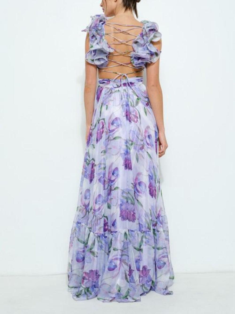 Sofia - Alluring Backless Maxi Dress