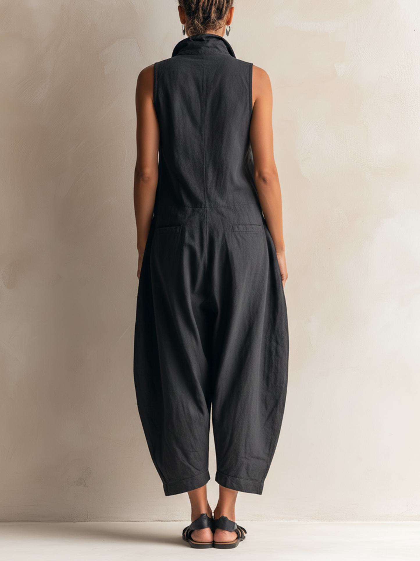Esme - Soft-touch Breathable Cargo Jumpsuit