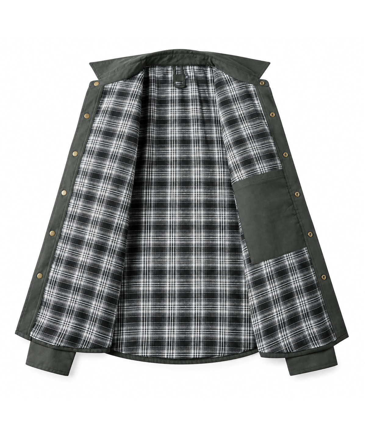 Aston - Casual Plaid Flannel Jacket