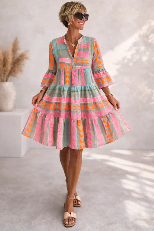 Nova - Vibrant Midi Dress