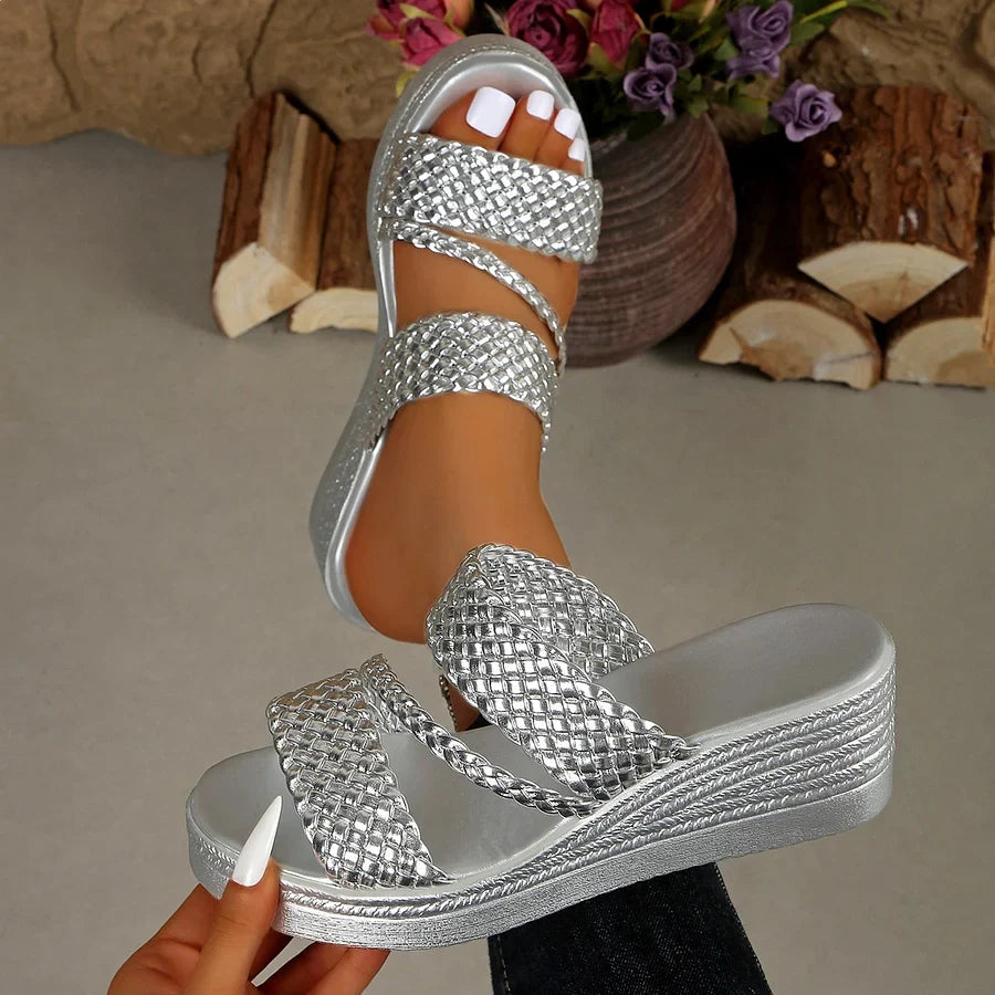 Karina - Cushioned Comfort Platform Sandal
