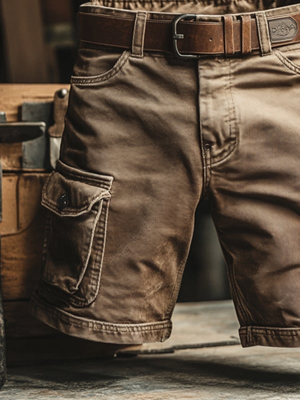 Apex - Durable Multi-Pocket Cargo Shorts