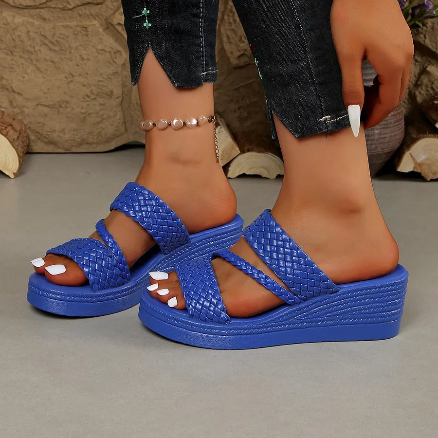 Karina - Cushioned Comfort Platform Sandal