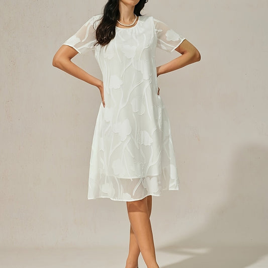 Zoe - Chiffon Knee-Length A-Line Dress