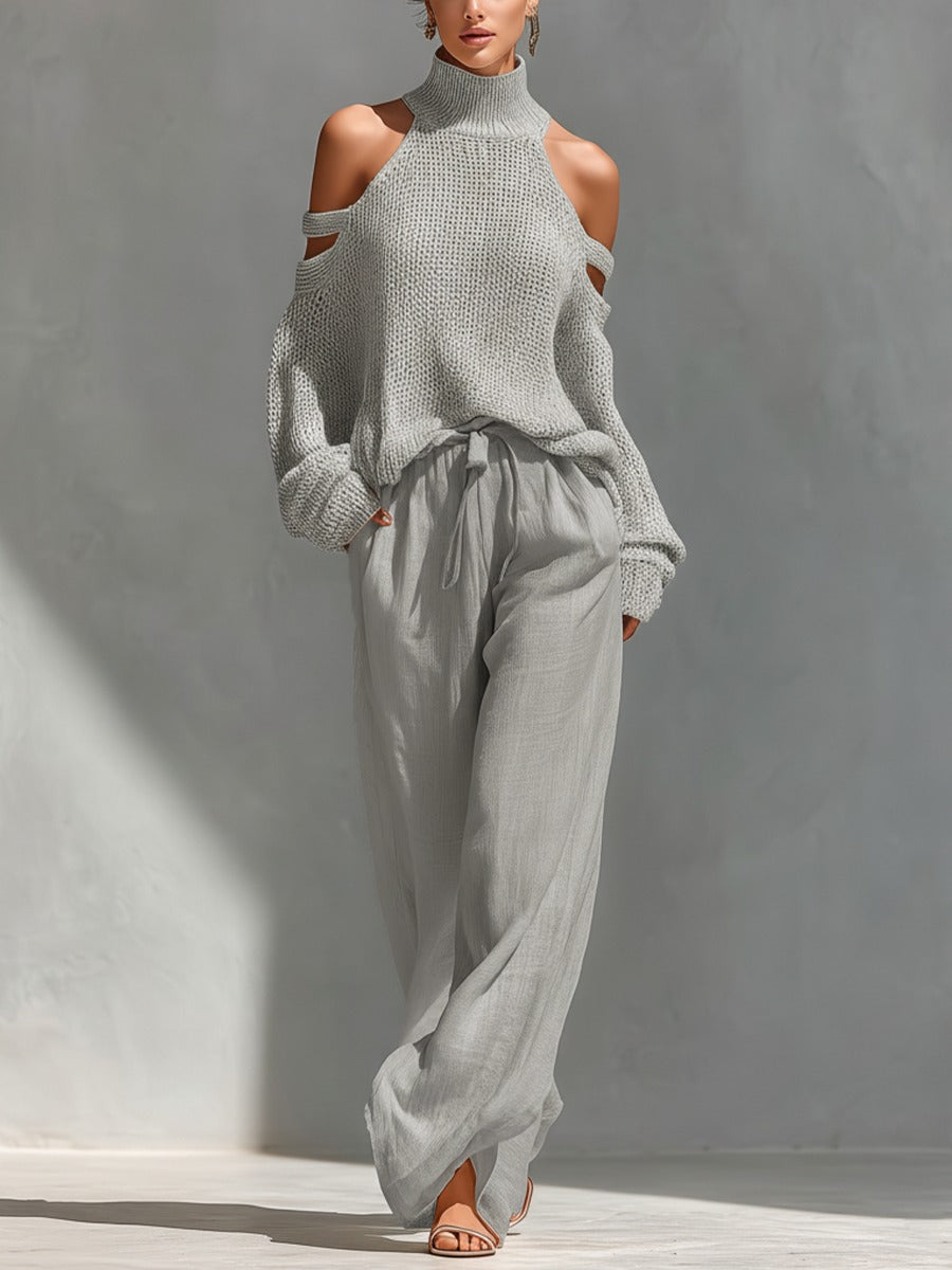 Agnes - Elegant Knit Two-Piece Set