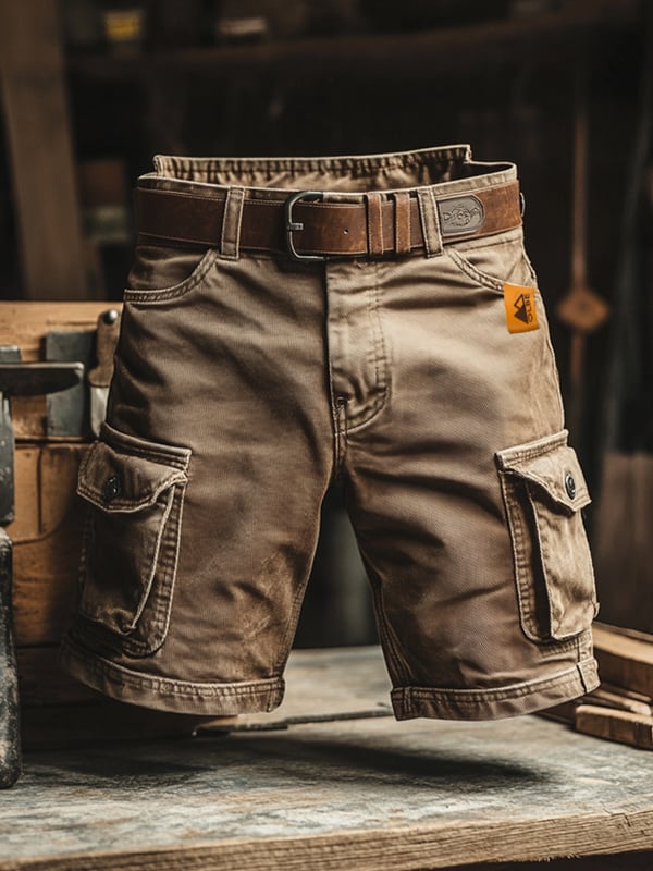 Apex - Durable Multi-Pocket Cargo Shorts