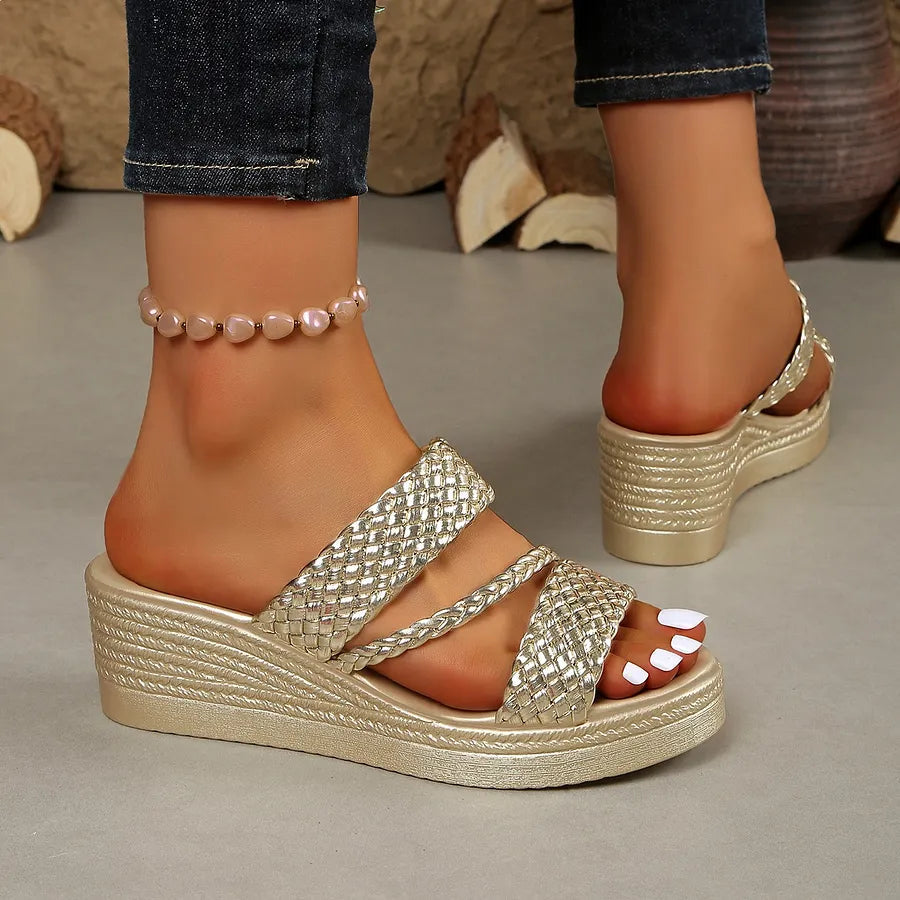 Karina - Cushioned Comfort Platform Sandal