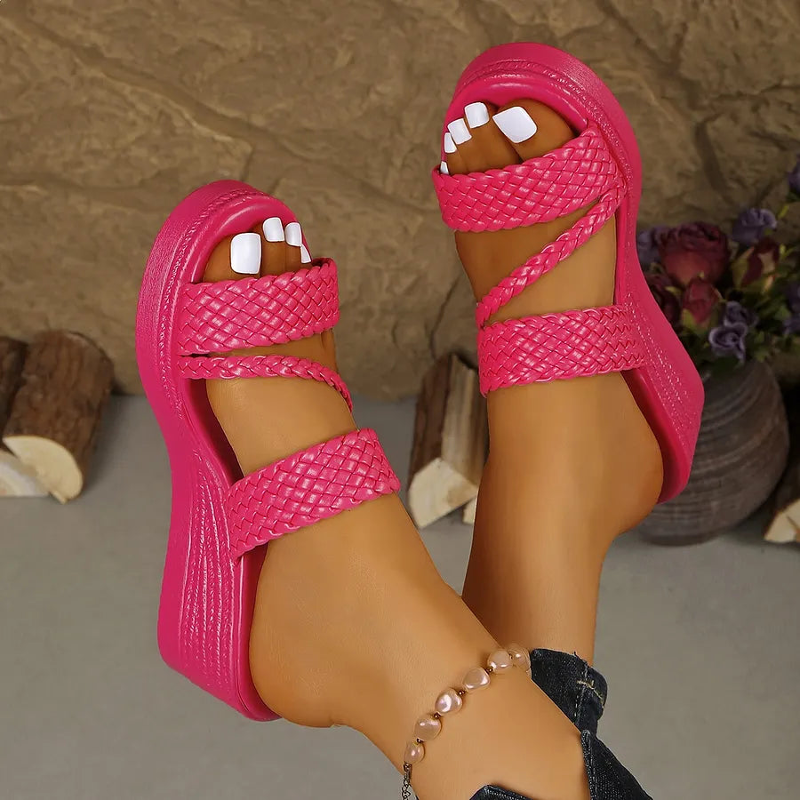 Karina - Cushioned Comfort Platform Sandal