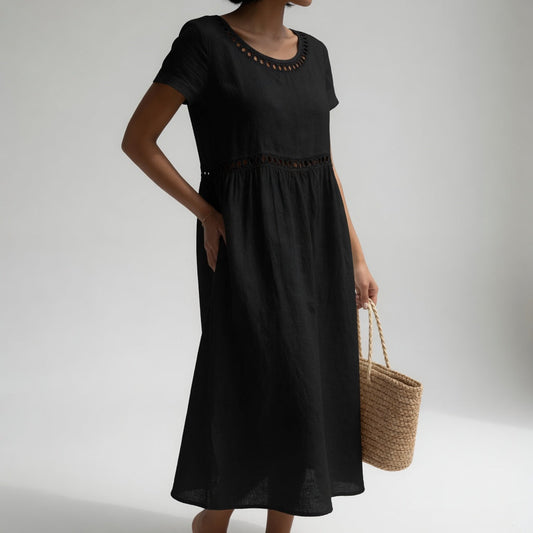 Evelyn - Refreshing Embroidered Dress