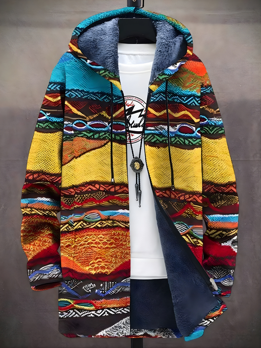 Eren - Luxe Artistic Zip-Up Hoodie