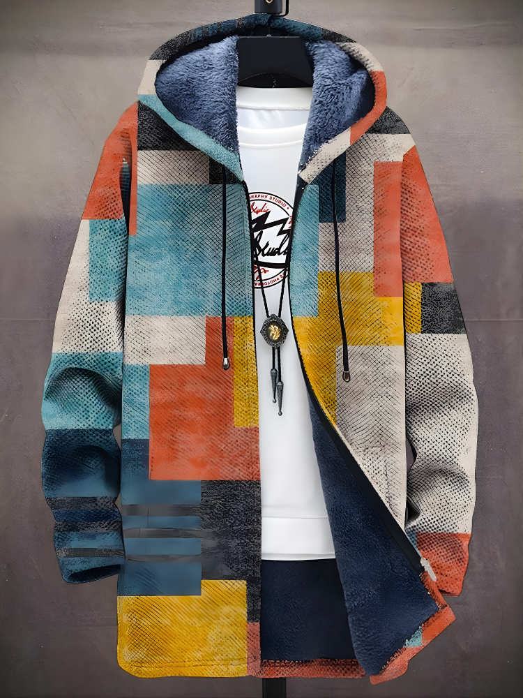Eren - Luxe Artistic Zip-Up Hoodie
