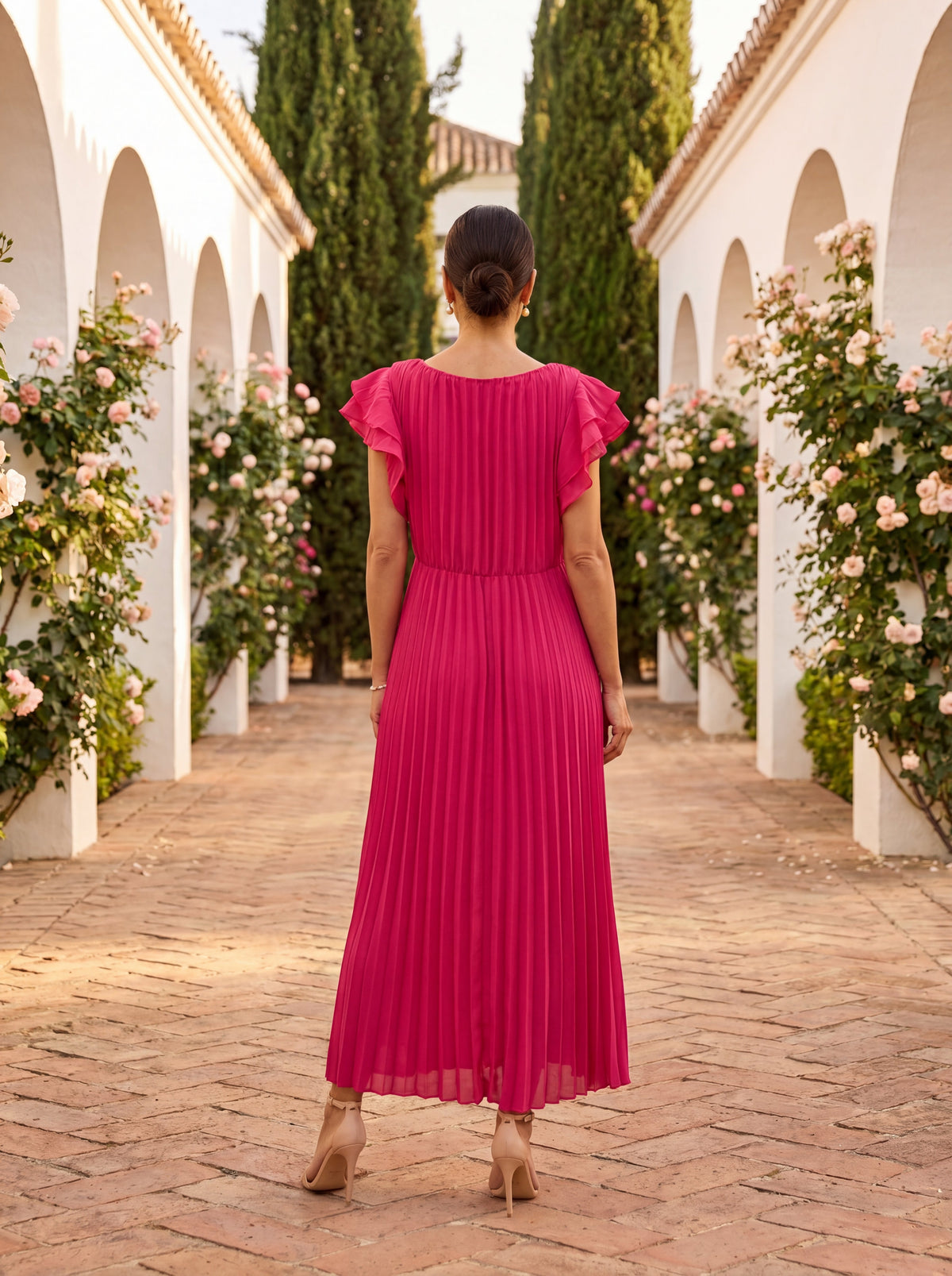 Chiara - Elegant Ruched Maxi Dress