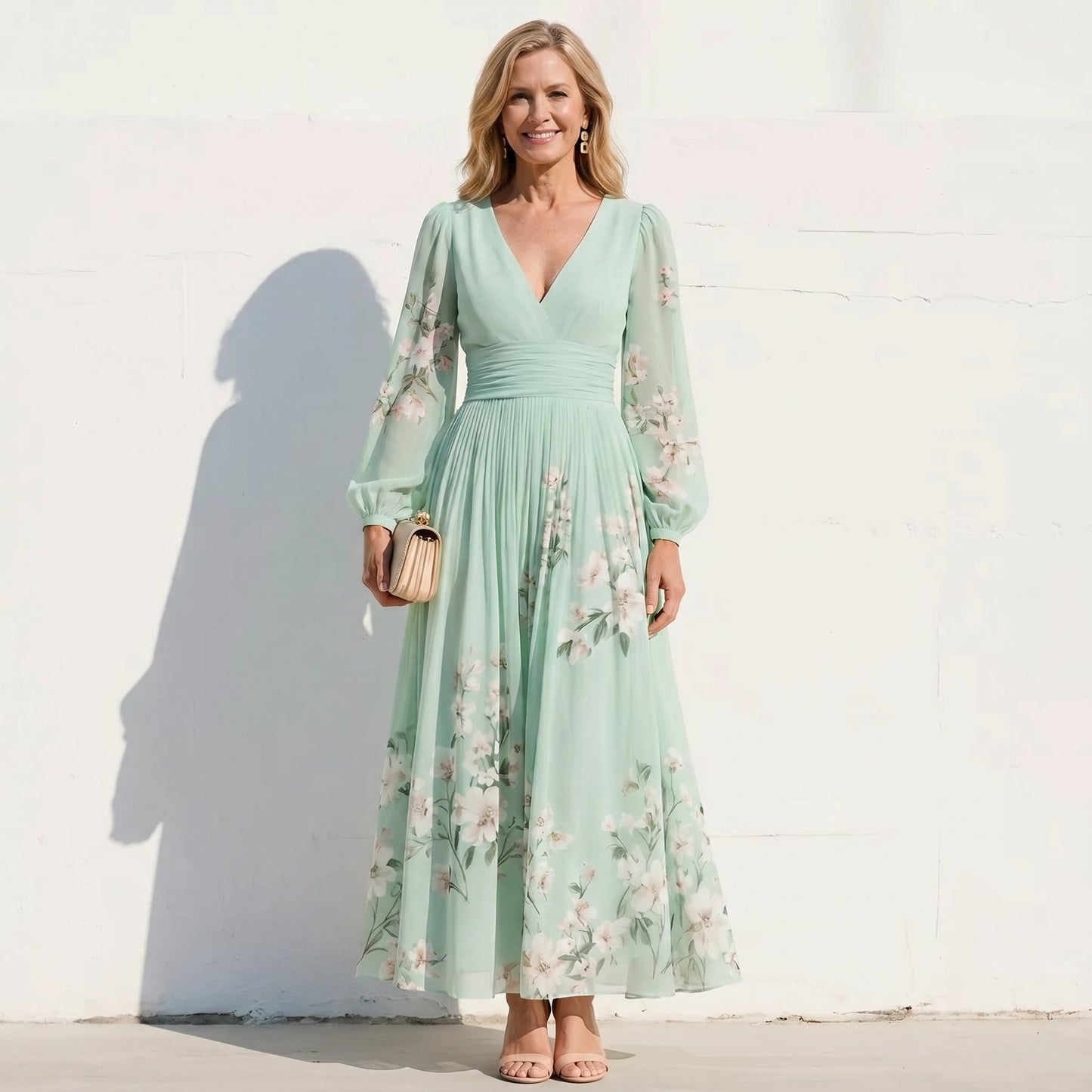 Clara - Elegant Floral Dress