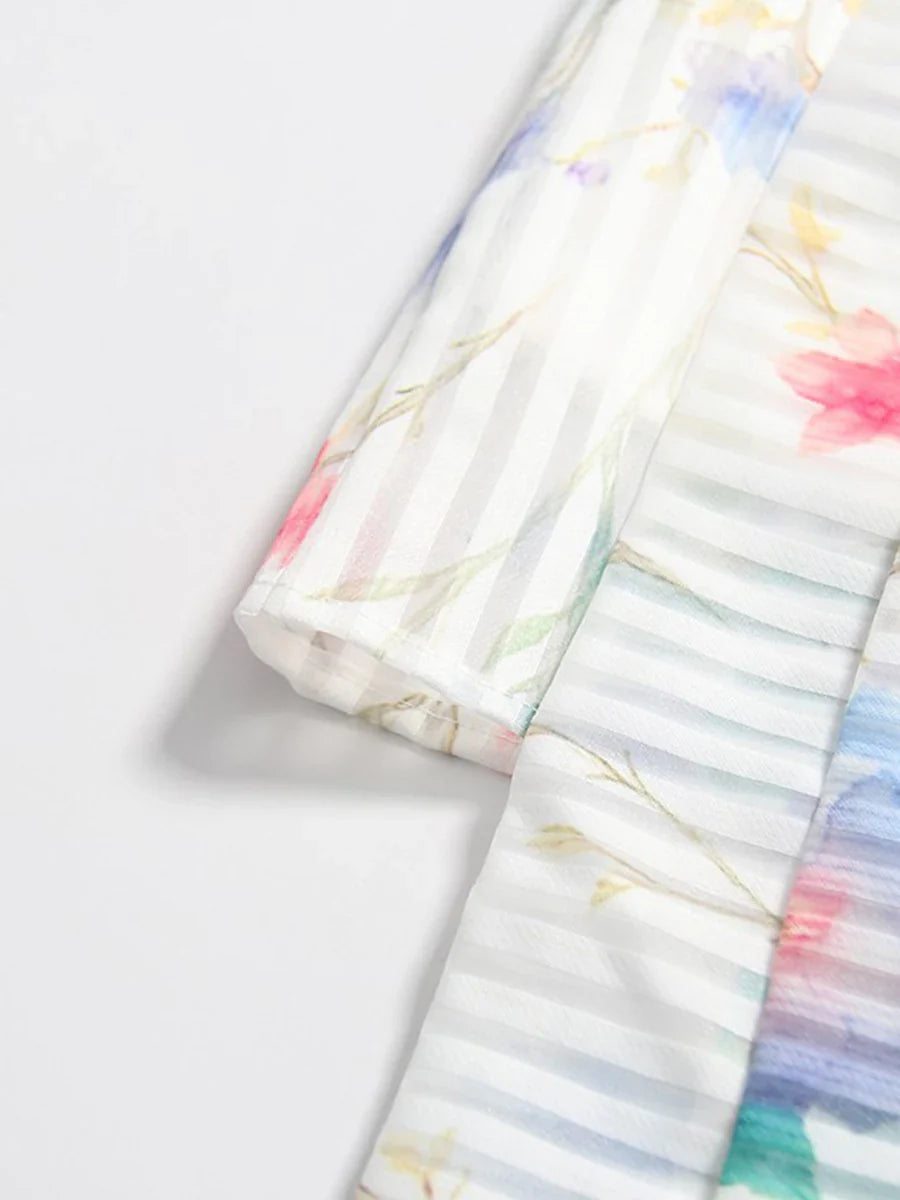 Ellen - Floral Print Midi Dress