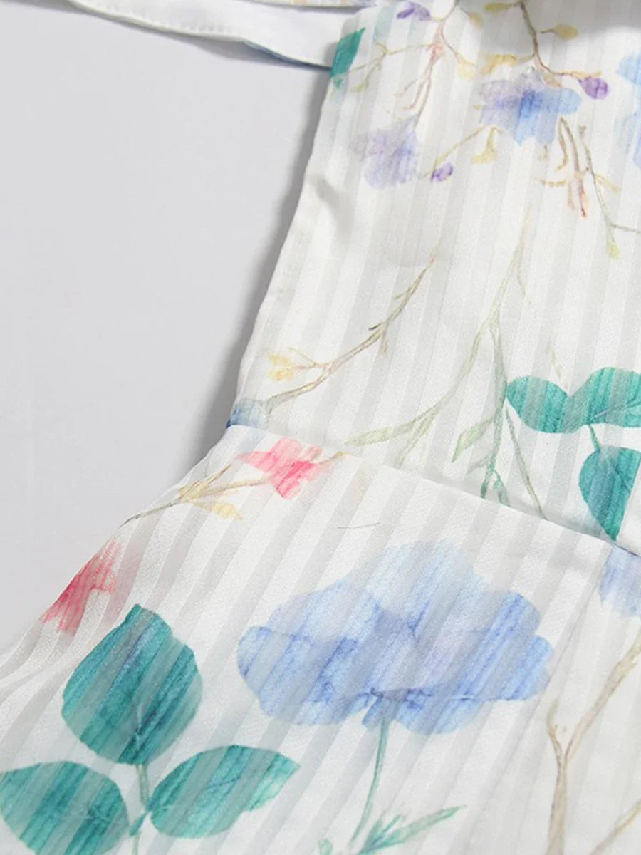 Ellen - Floral Print Midi Dress