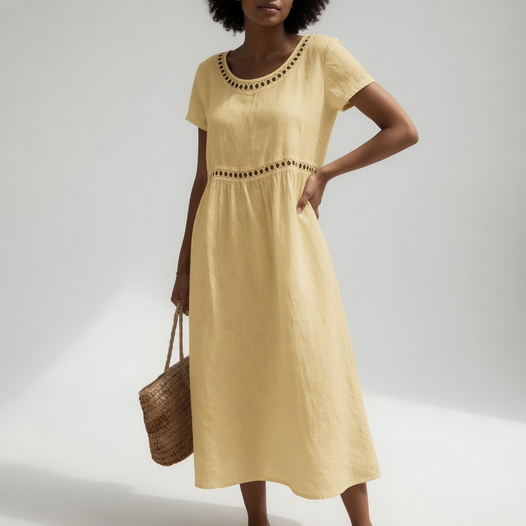 Evelyn - Refreshing Embroidered Dress
