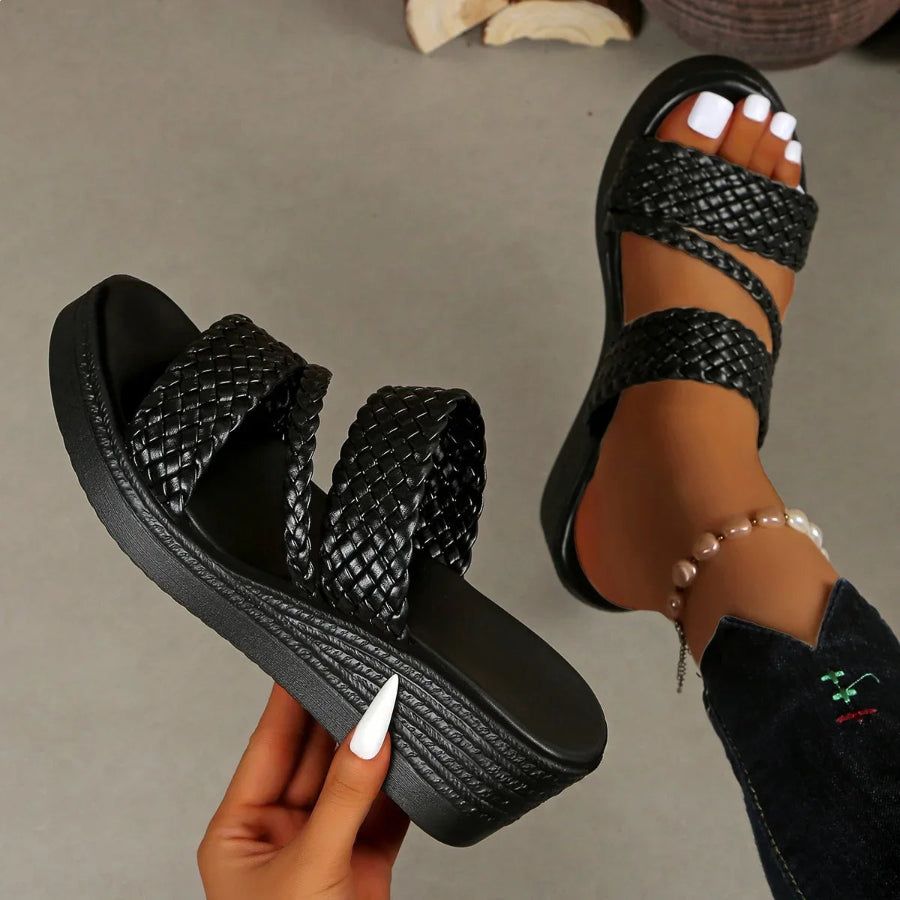 Karina - Cushioned Comfort Platform Sandal