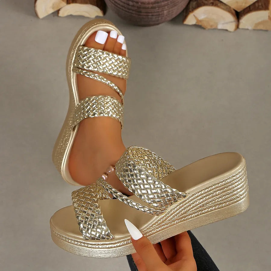 Karina - Cushioned Comfort Platform Sandal