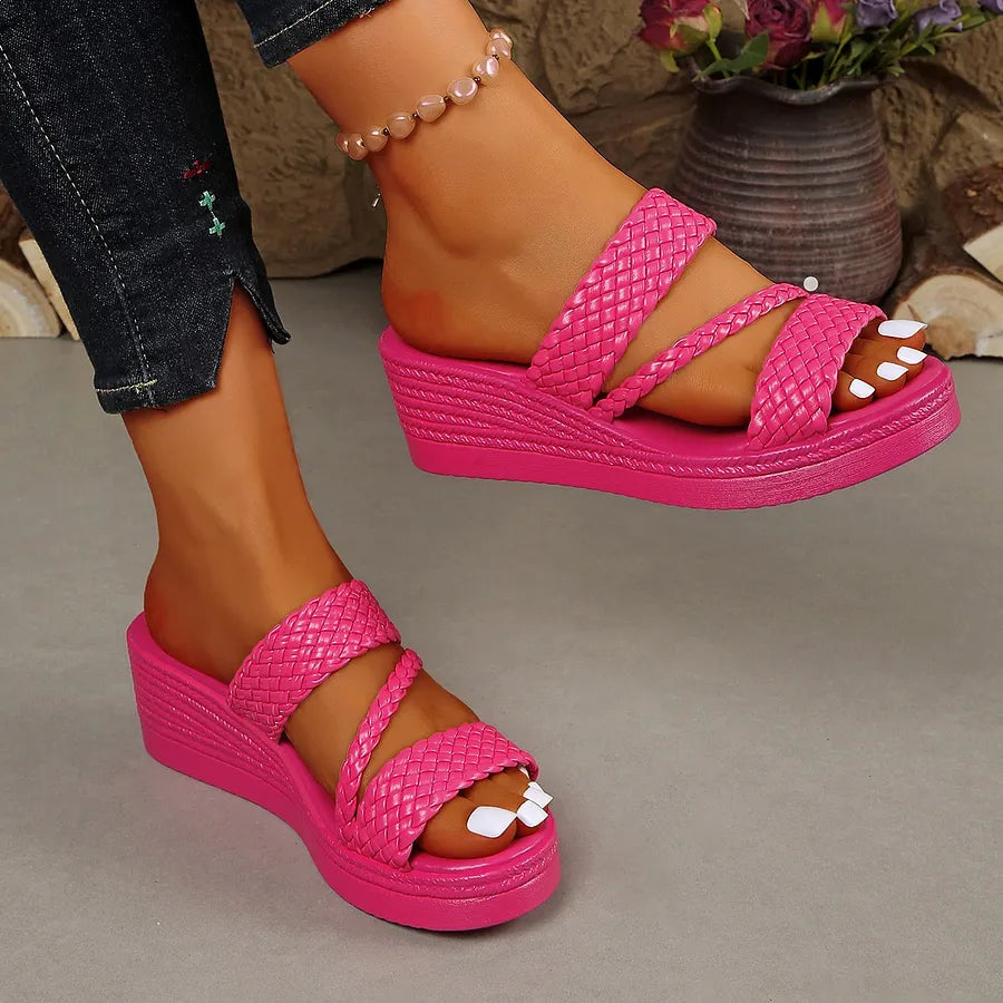 Karina - Cushioned Comfort Platform Sandal