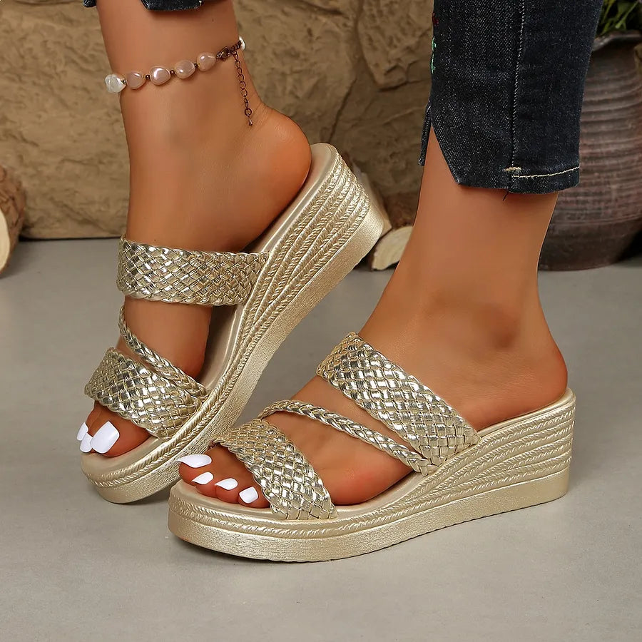 Karina - Cushioned Comfort Platform Sandal
