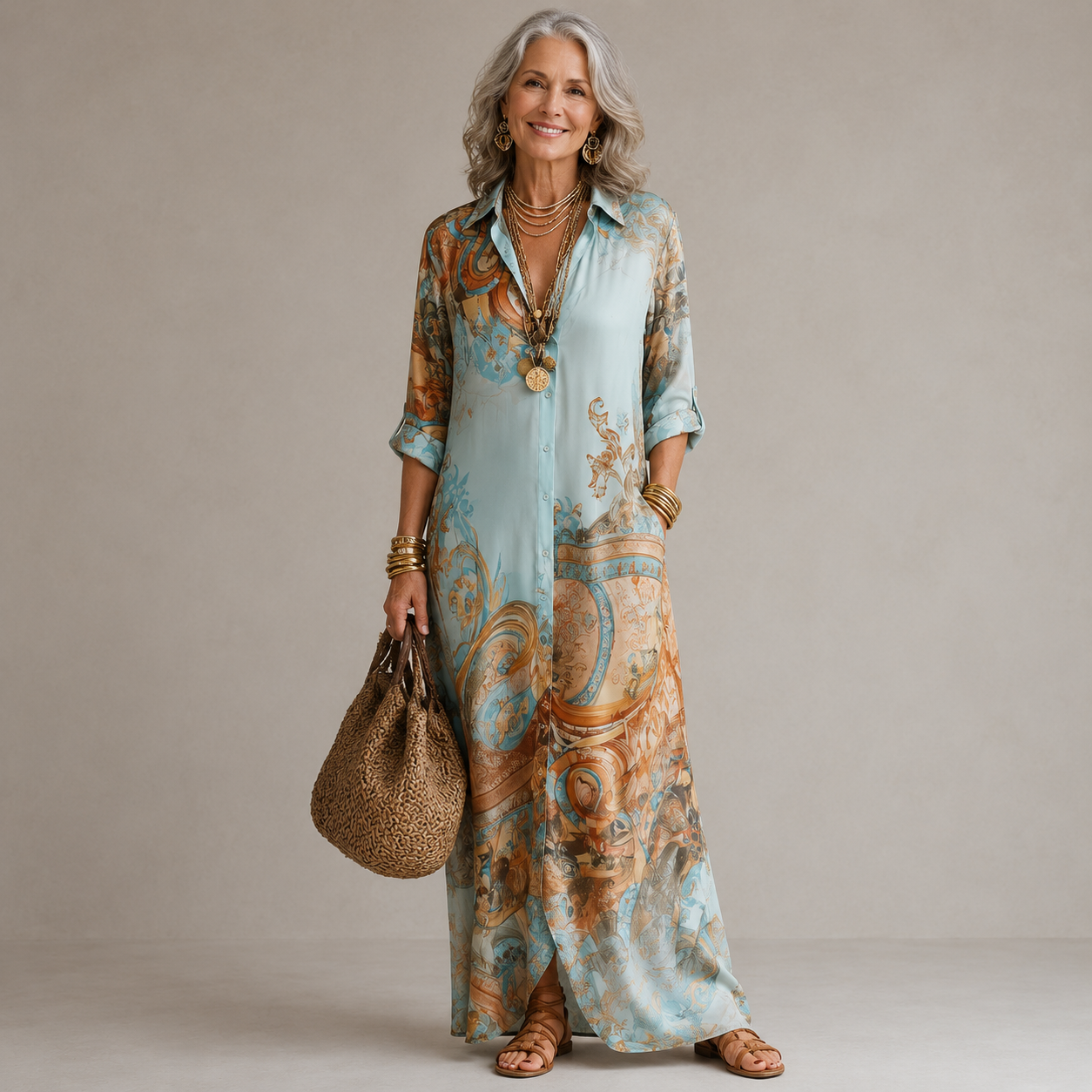 Eva - Effortless Comfort Maxi Dress