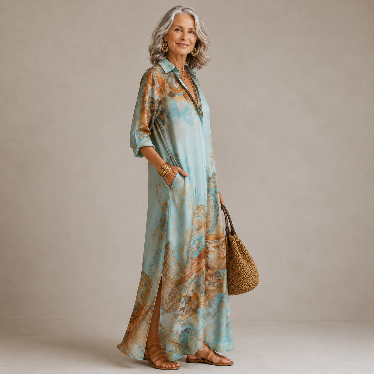 Eva - Effortless Comfort Maxi Dress