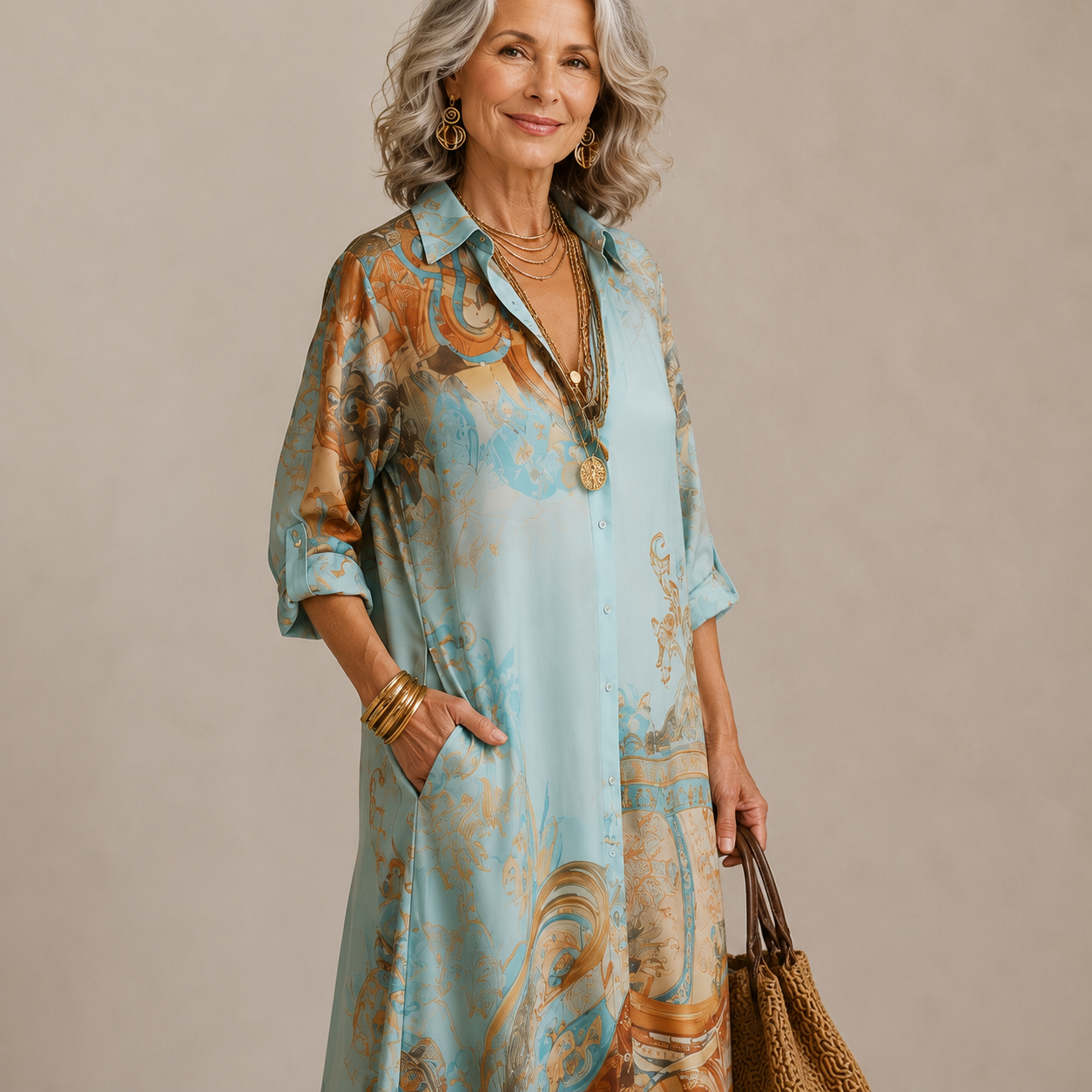 Eva - Effortless Comfort Maxi Dress