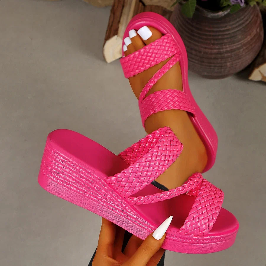 Karina - Cushioned Comfort Platform Sandal