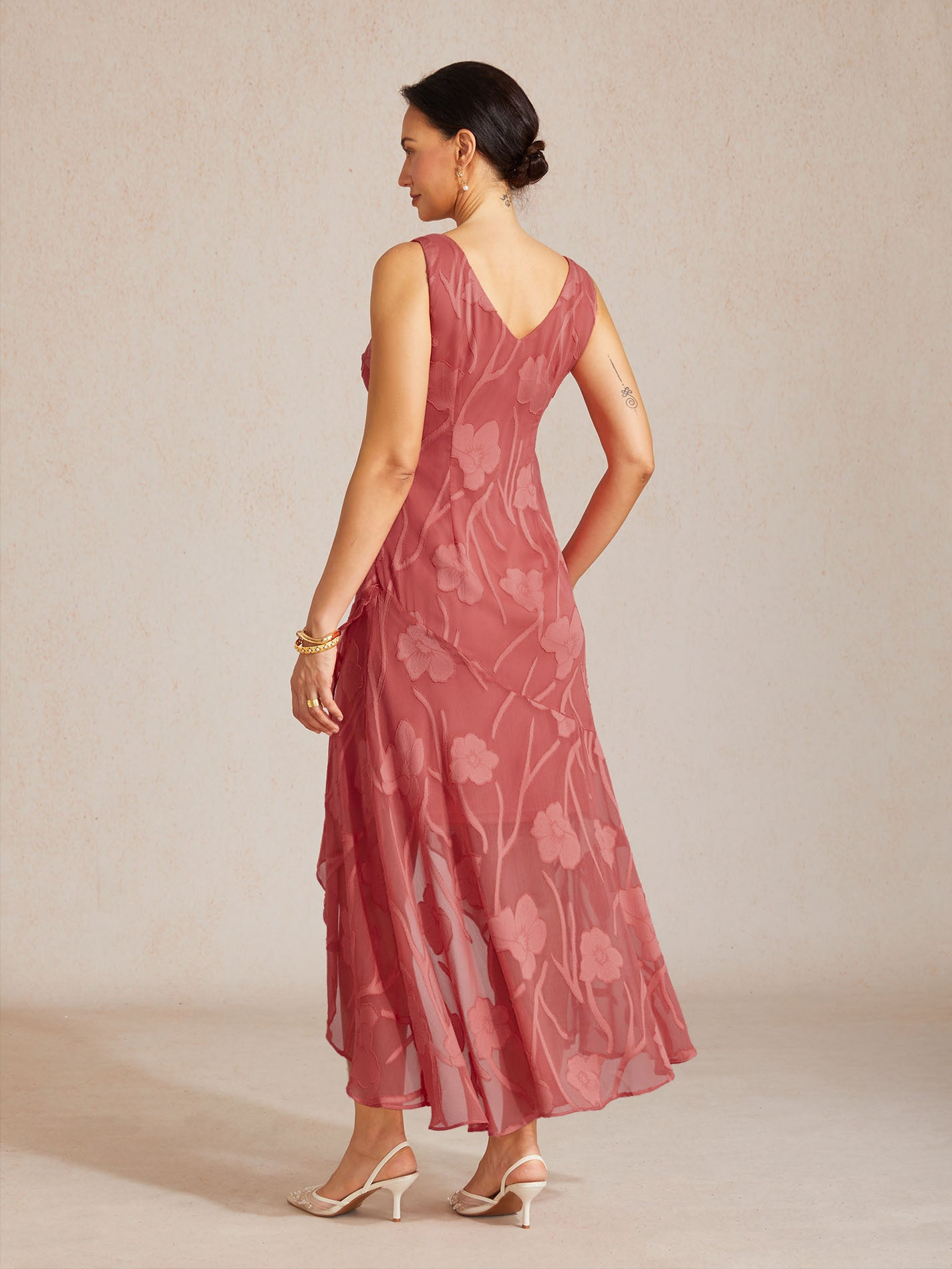 Zoe - Chiffon Asymmetrical Evening Gown