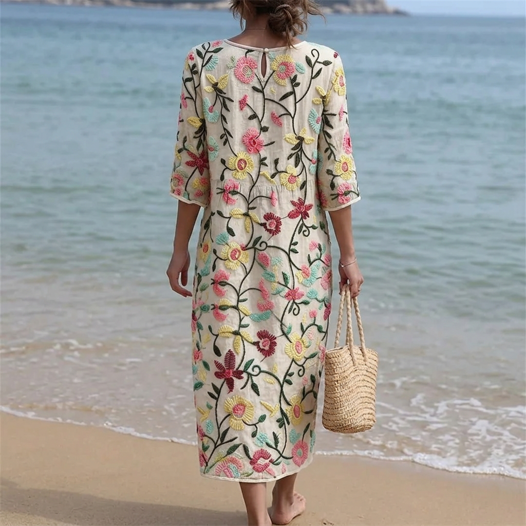 Becca - Comfortable Floral Pattern Dress