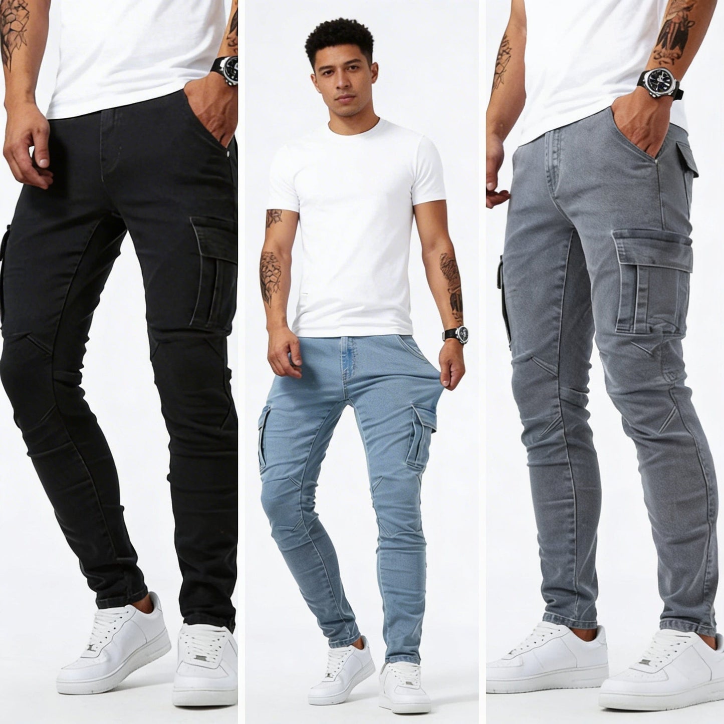 Brad - Modern Cargo Jeans